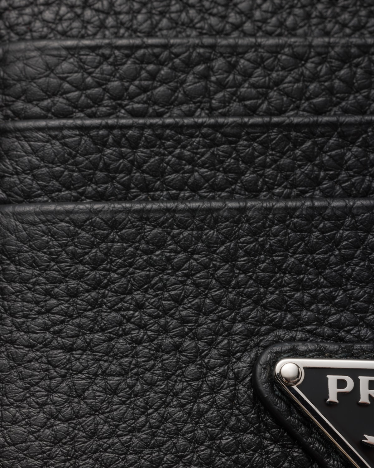PRA 10 CARD HOLDER IN COFFEE BROWN CALFSKIN main image 1