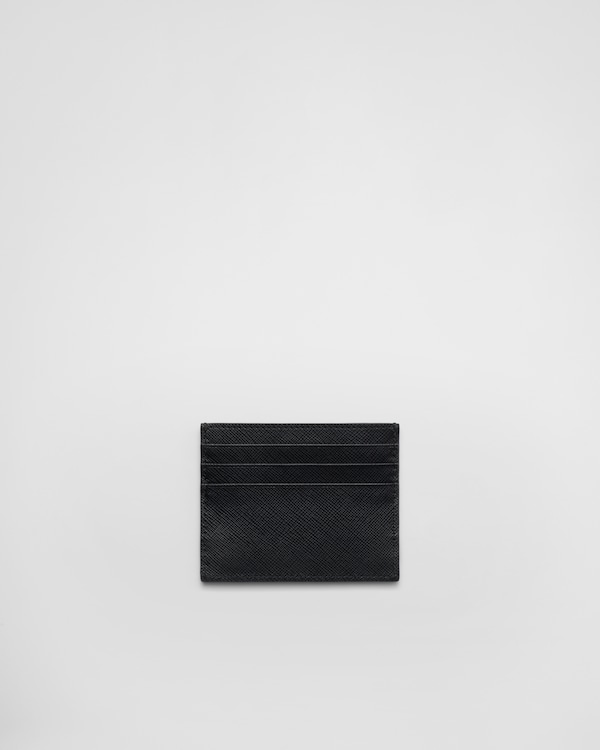 Porte-cartes en cuir Saffiano Porte-cartes en cuir Saffiano