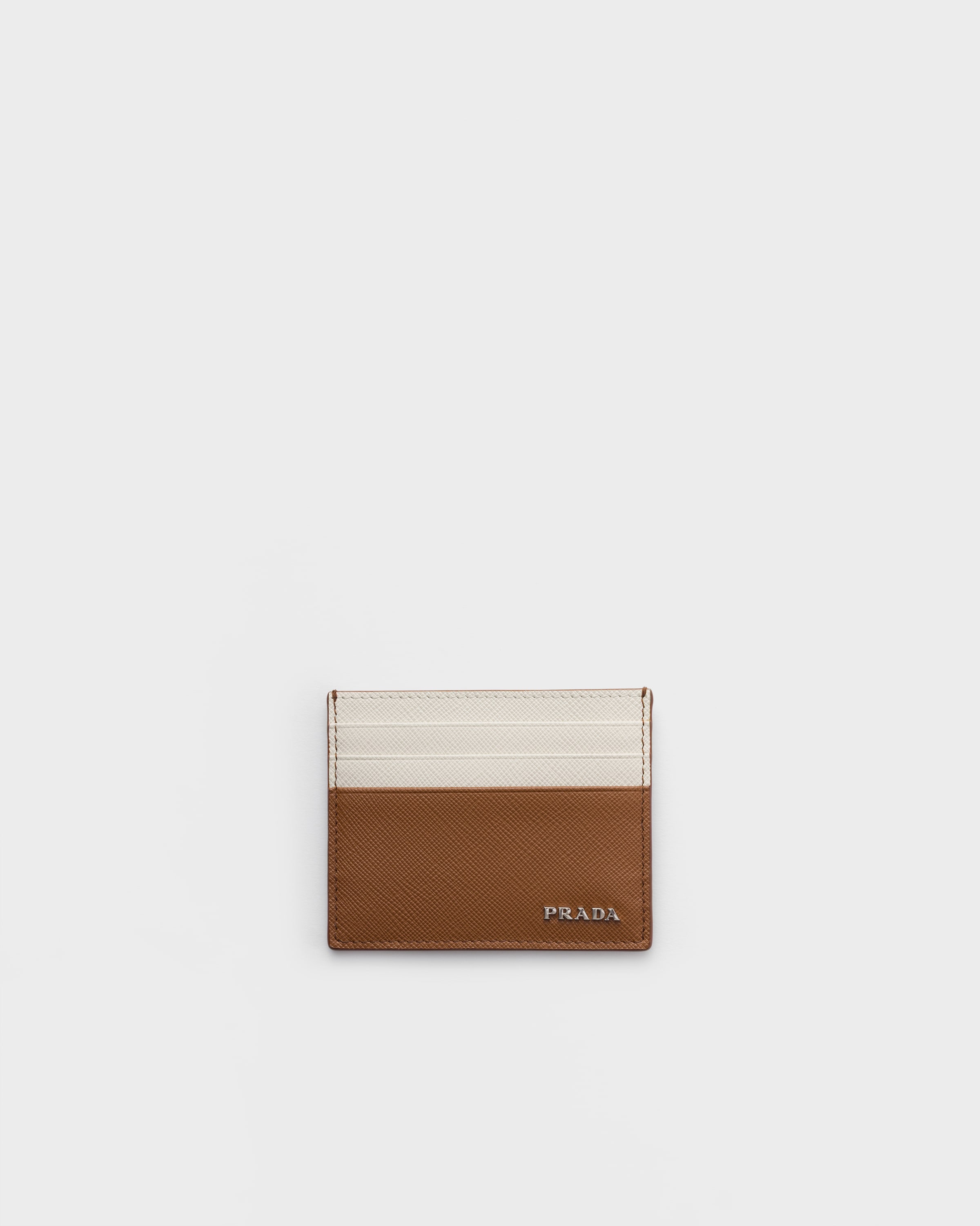 レザー/タルク サフィアーノレザー カードケース | PRADA - 日本