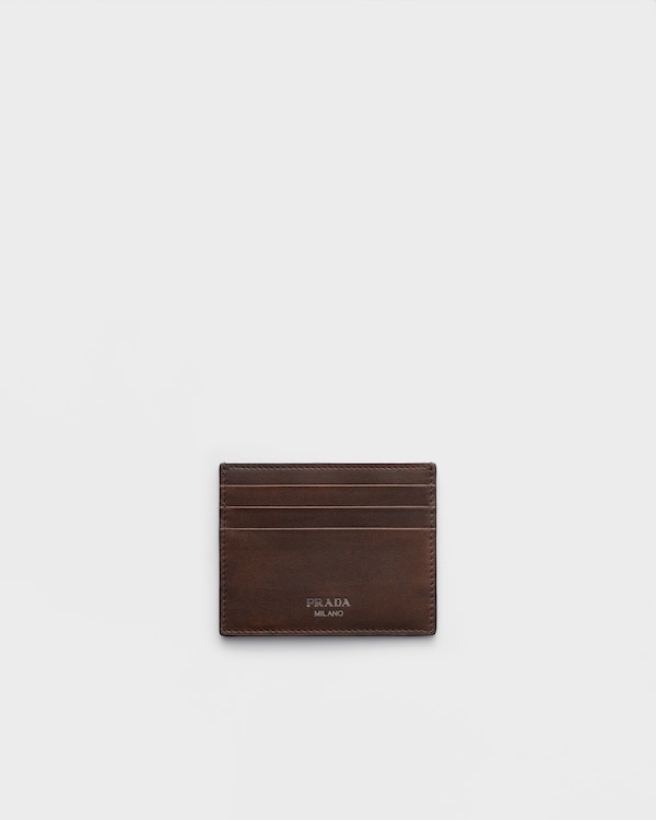 Leather card holder - Cocoa Brown Leather card holder - Cocoa Brown