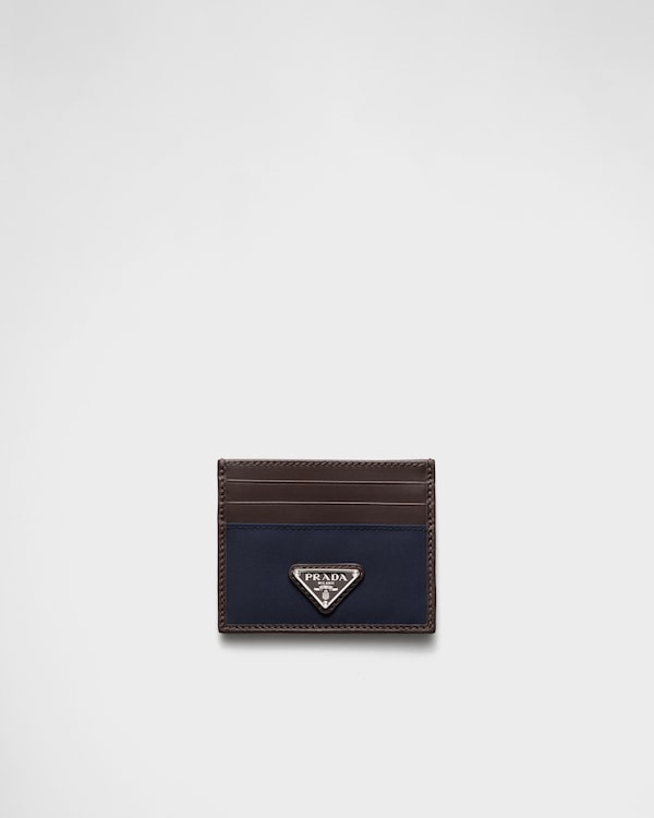 ブラック サフィアーノタブ カードケース | PRADA