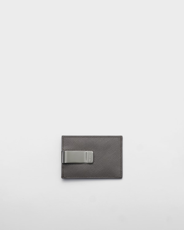 Tarjetero de piel Saffiano Tarjetero de piel Saffiano
