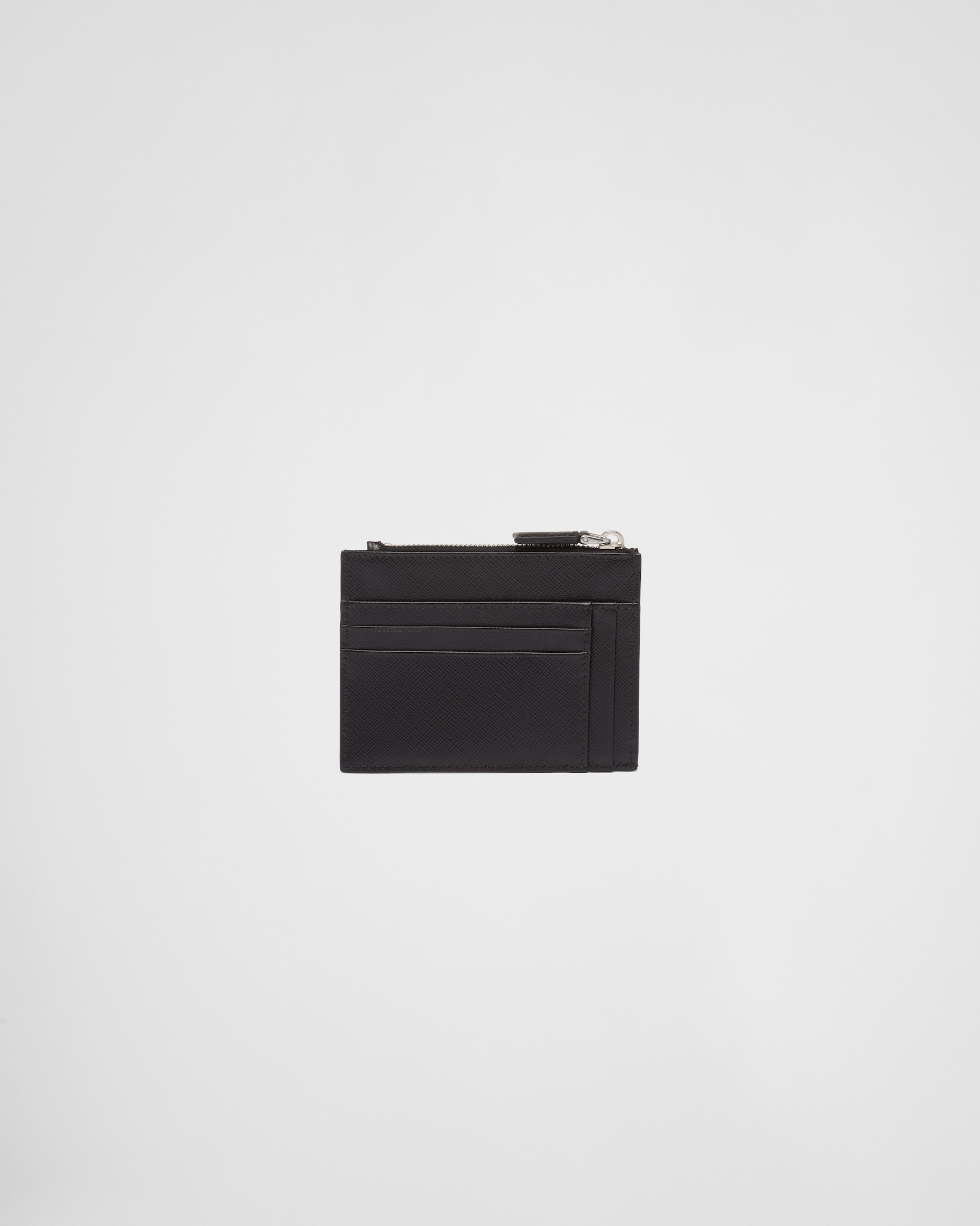 Syl'la Porte-Chéquier long et cartes en cuir noir avec Colibri hibiscus - Création by Syl'la