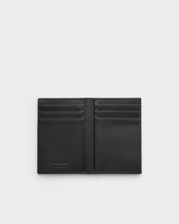 Leather card holder - Schwarz Leather card holder - Schwarz