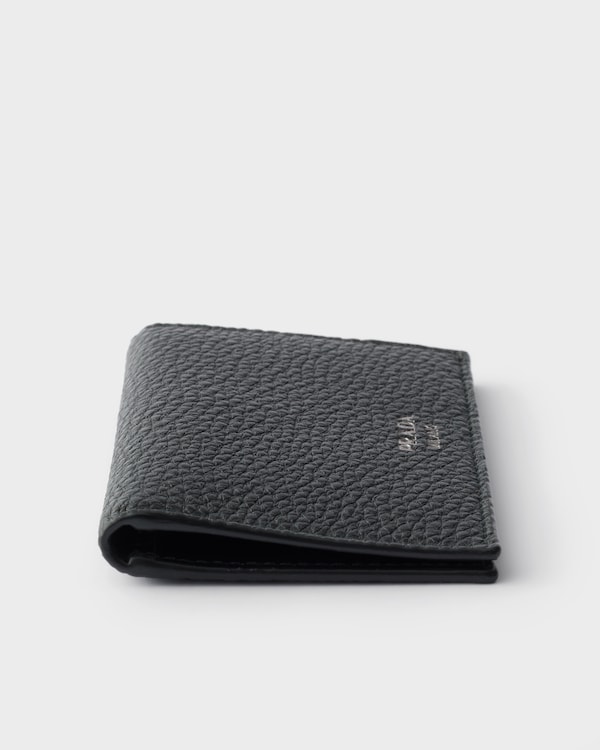 Leather card holder - Schwarz Leather card holder - Schwarz