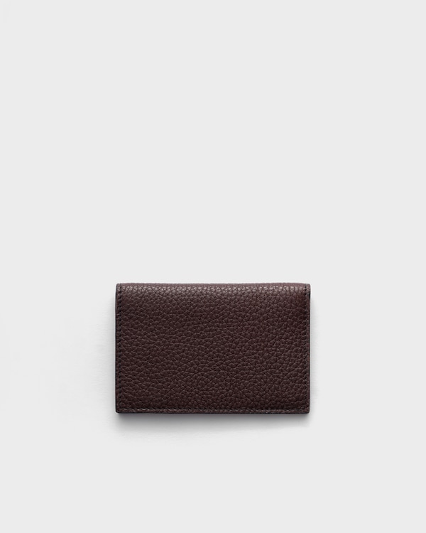Leather card holder - Brown Leather card holder - Brown