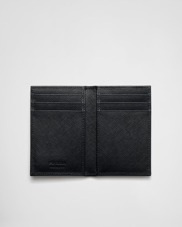 Saffiano Leather Card Holder - Black Saffiano Leather Card Holder - Black