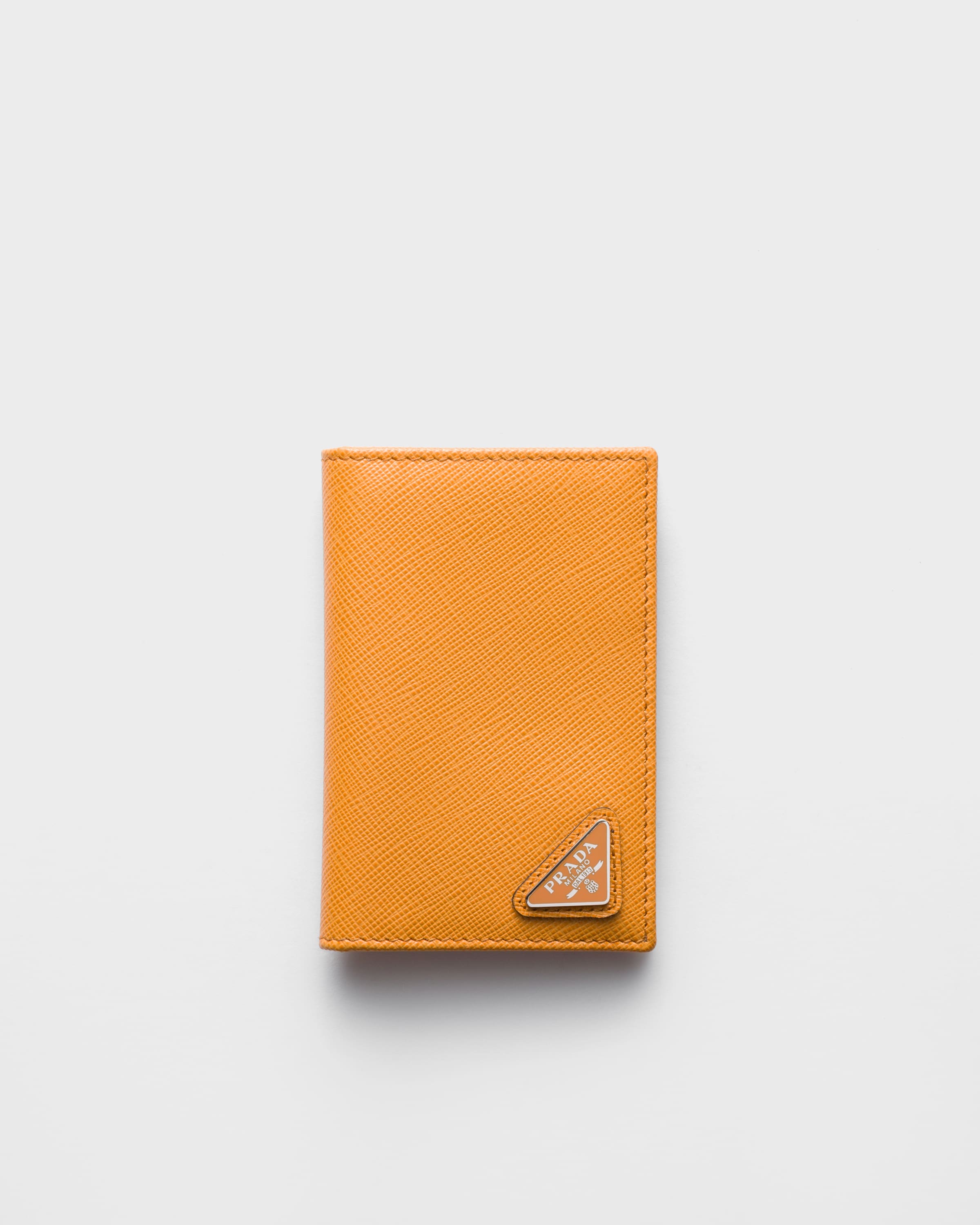 Amber Saffiano Leather Card Holder | PRADA - United States