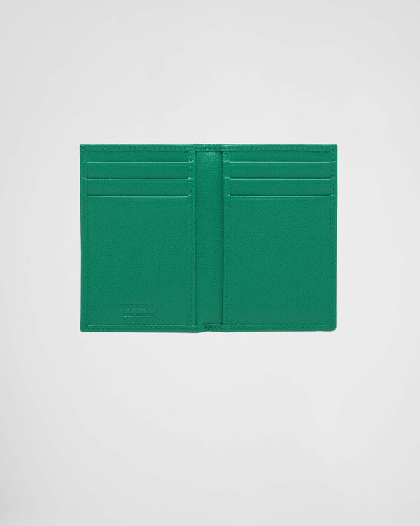 Mango Saffiano Leather Card Holder PRADA