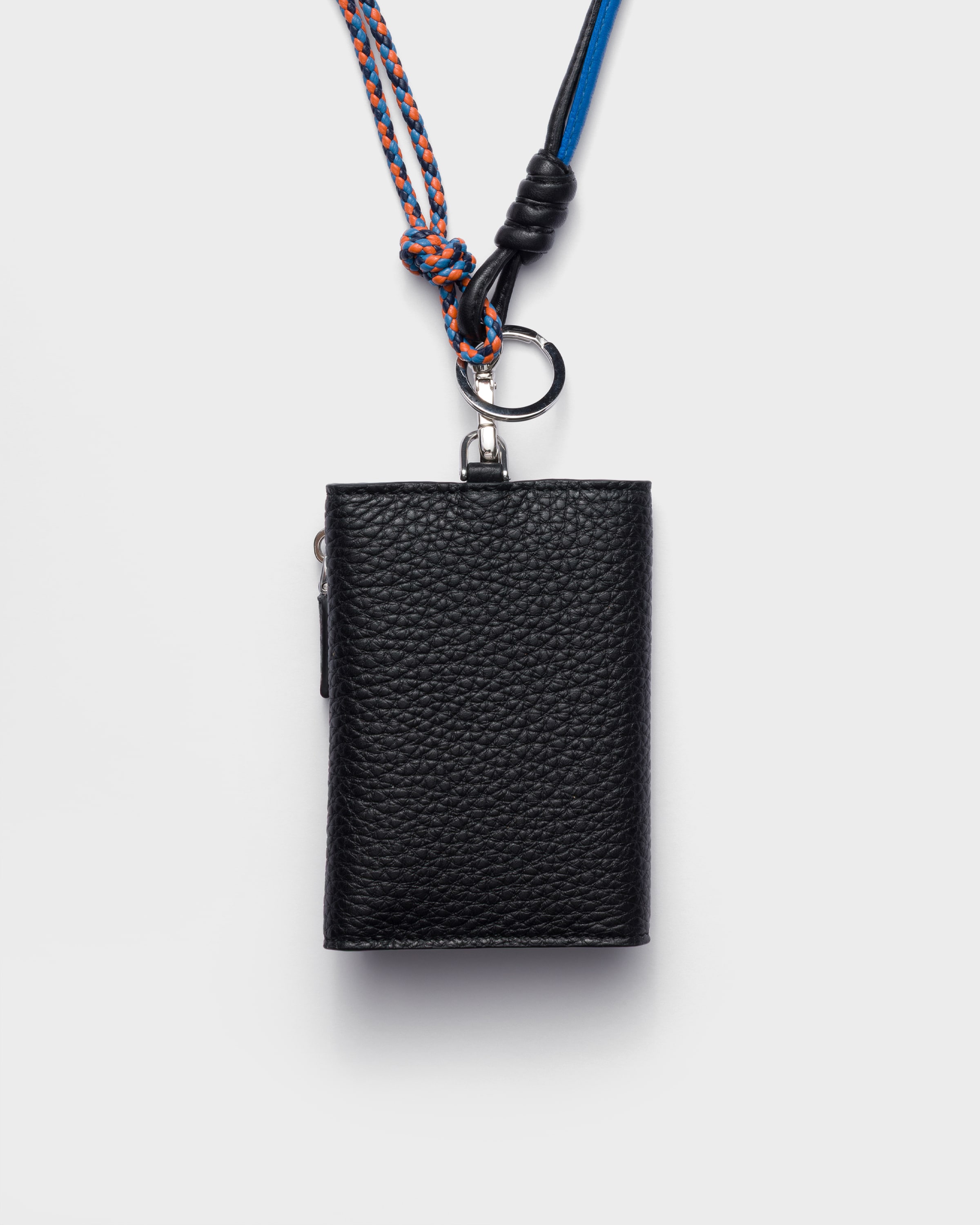ブラック ヴィッテロダイノレザー カードケース | PRADA