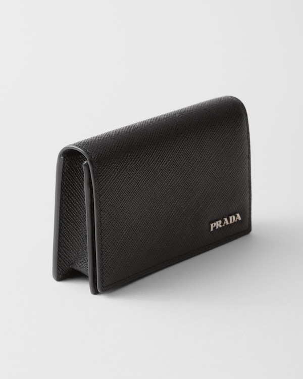 Porte-cartes en cuir saffiano Porte-cartes en cuir saffiano