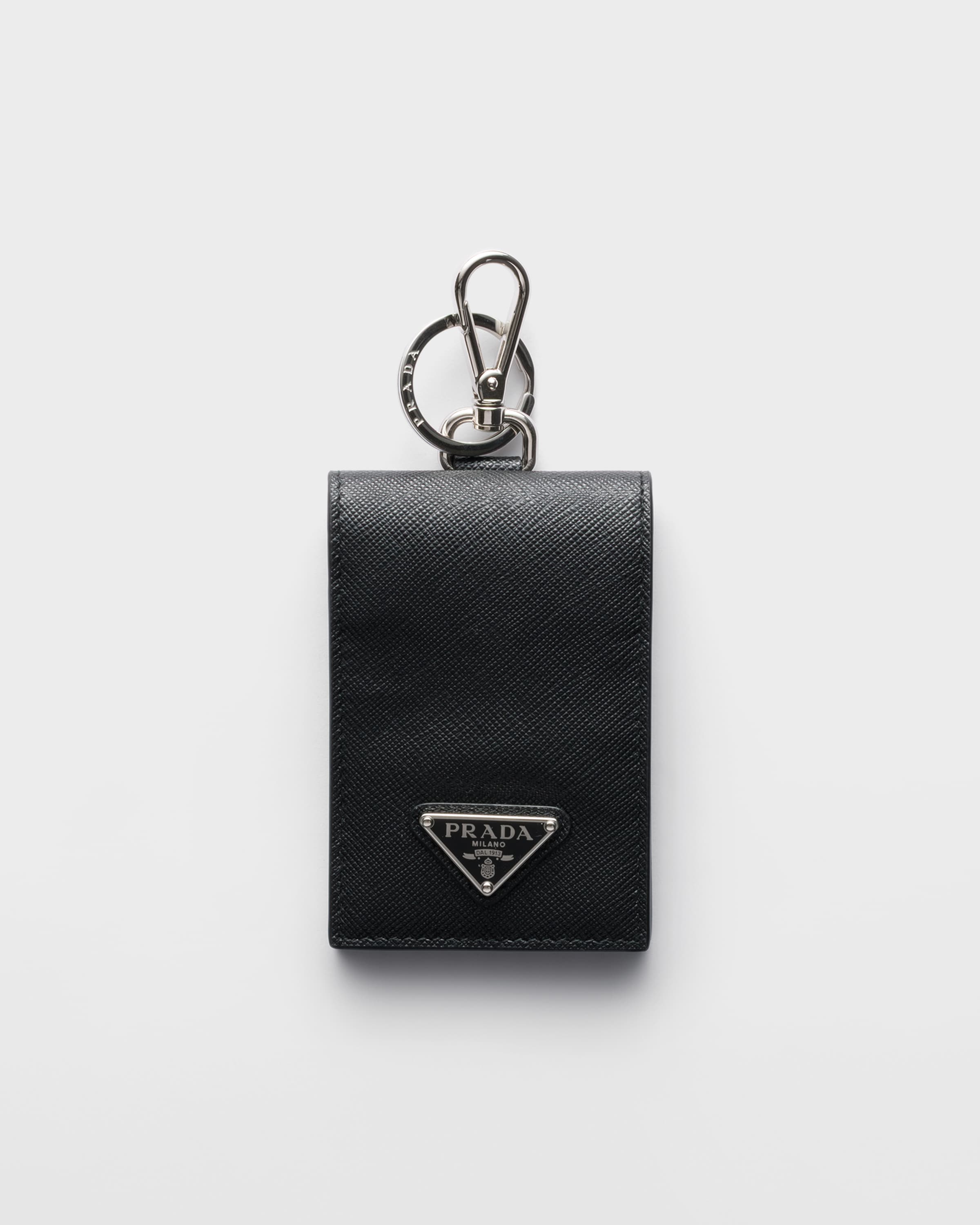 ブラック サフィアーノレザー カードケース | PRADA