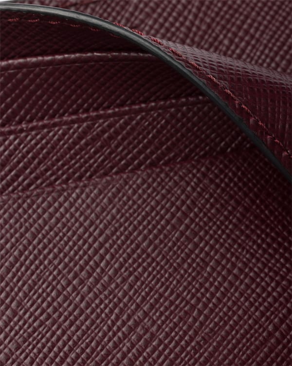 Saffiano leather card holder Saffiano leather card holder