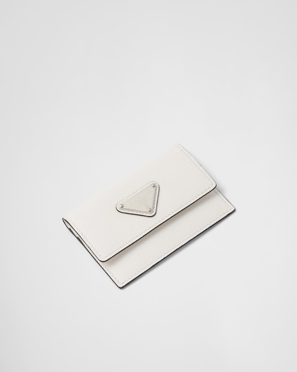 Tarjetero de piel Saffiano Tarjetero de piel Saffiano