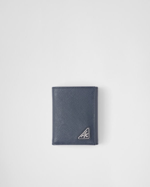 Black Saffiano leather wallet | PRADA