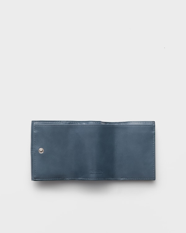 レザー 財布 - アビエーターブルー レザー 財布 - アビエーターブルー