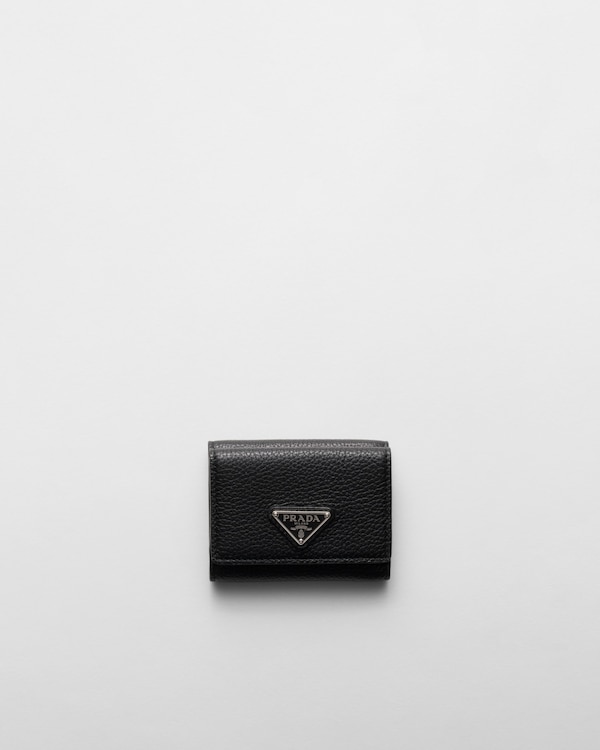 Black Saffiano Leather Wallet | PRADA