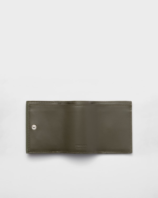 Small leather wallet - Loden Green Small leather wallet - Loden Green