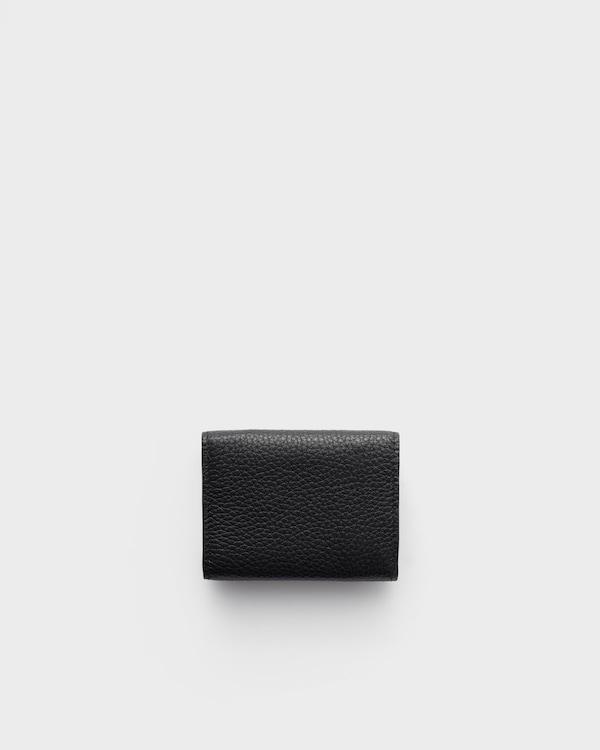 Small leather wallet - Black Small leather wallet - Black