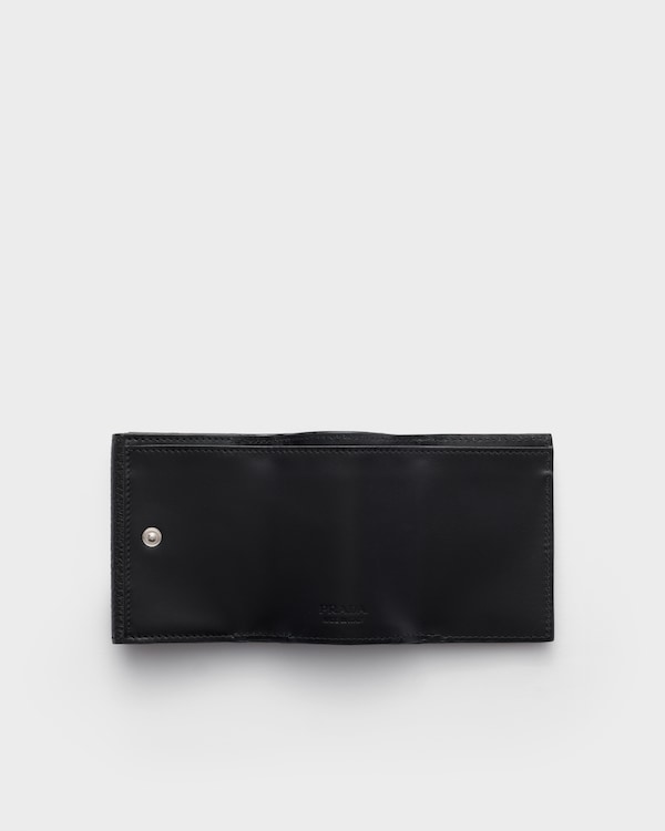 Small leather wallet - Black Small leather wallet - Black