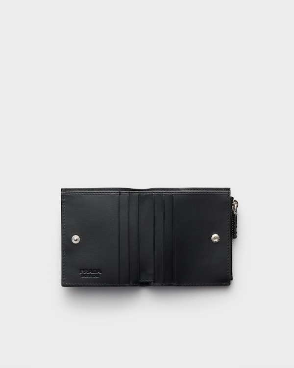 Small python leather wallet - Black Small python leather wallet - Black