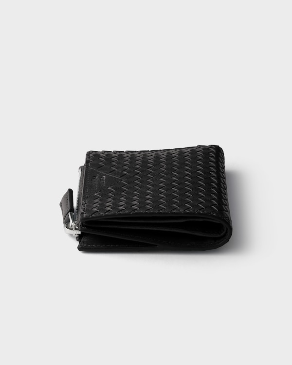 Small leather wallet - Black Small leather wallet - Black