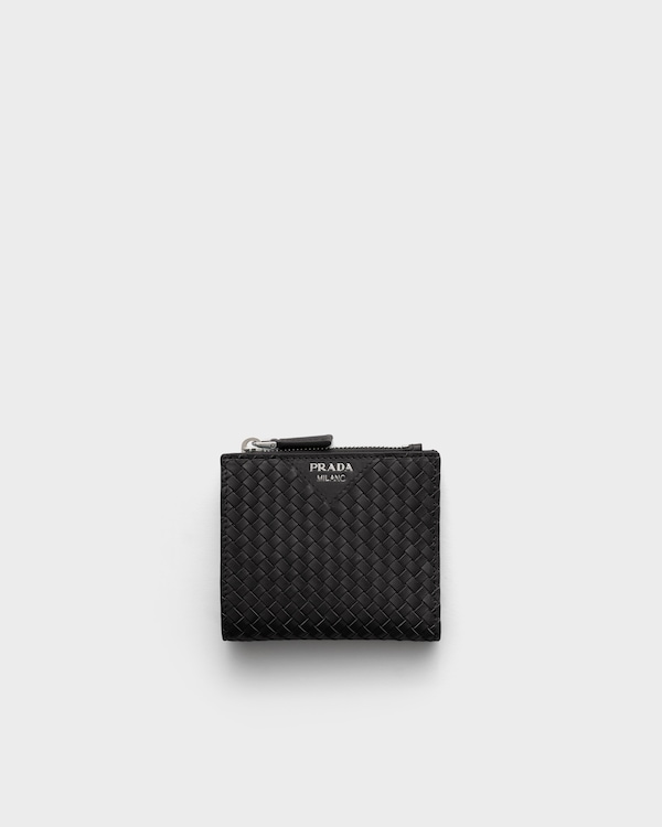Small leather wallet - Black Small leather wallet - Black