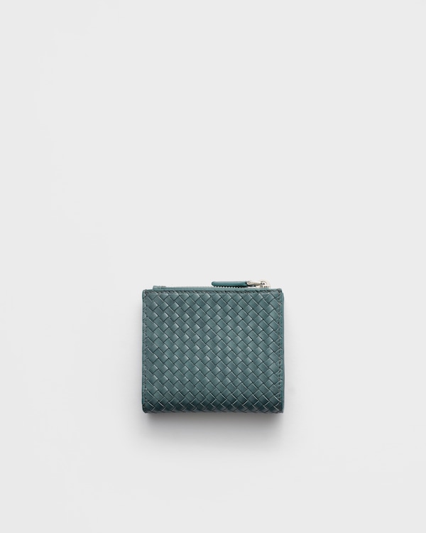 Small leather wallet - Marina Blue Small leather wallet - Marina Blue