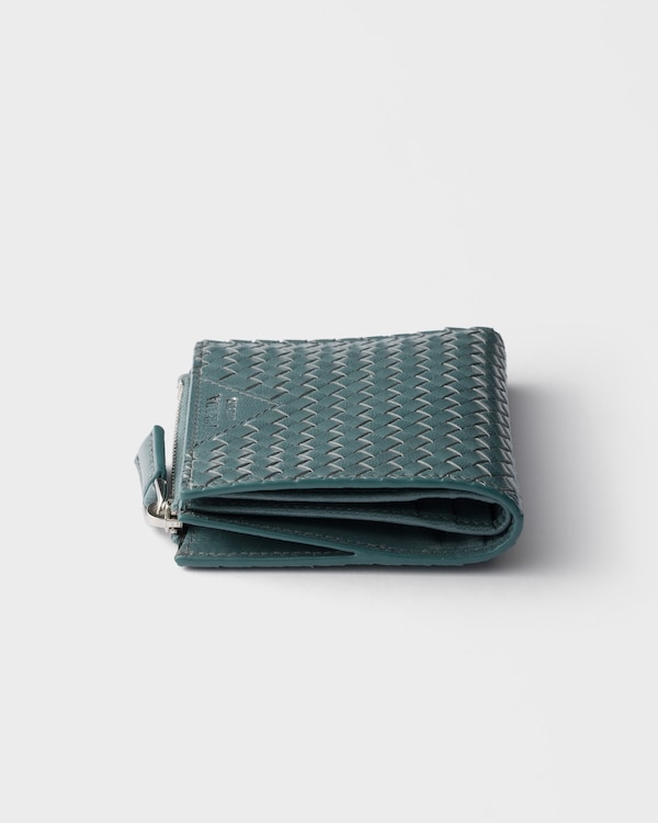 Small leather wallet - Marina Blue Small leather wallet - Marina Blue