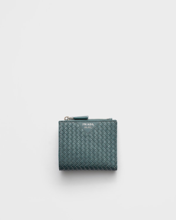 Small leather wallet - Marina Blue Small leather wallet - Marina Blue
