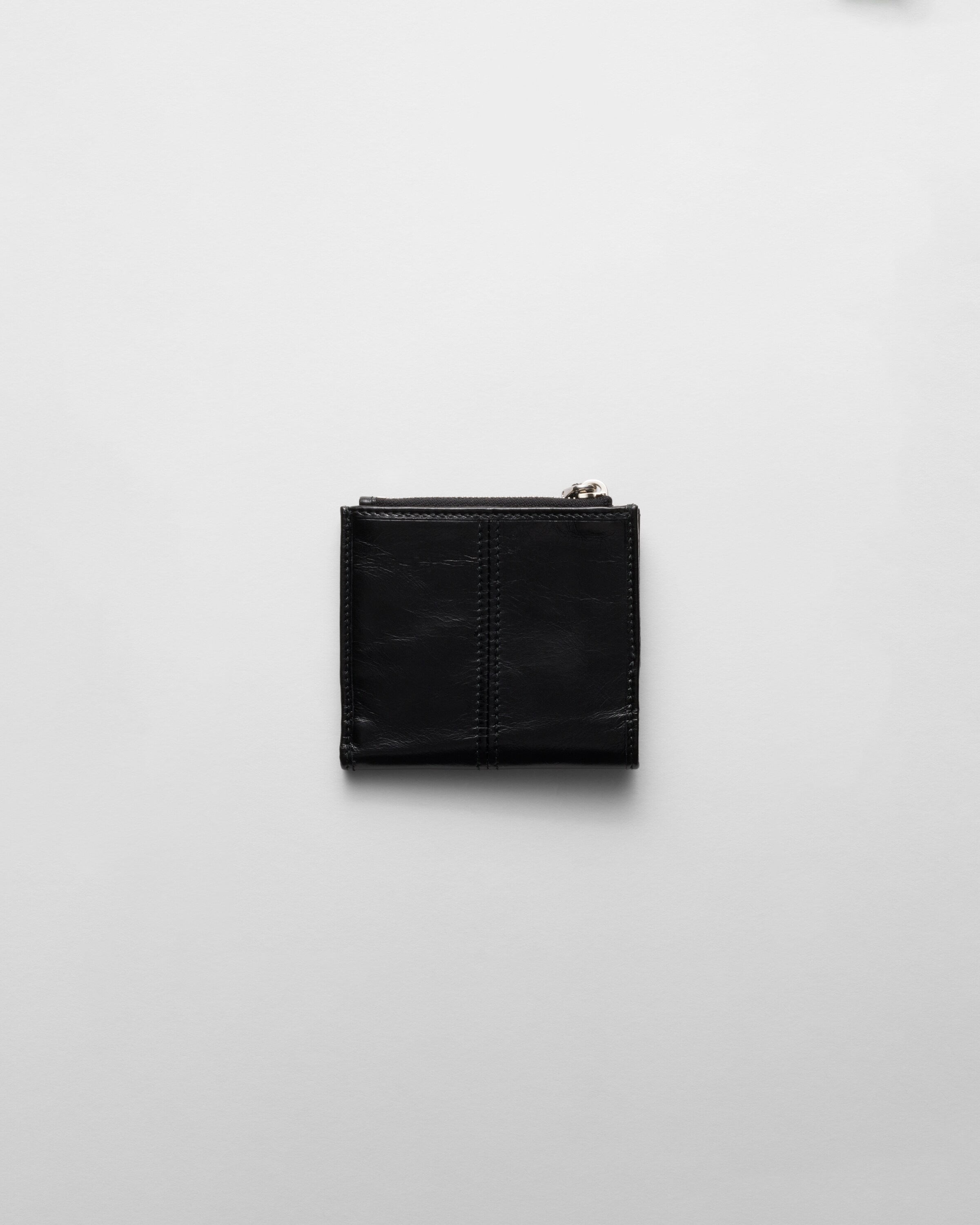 Black Small Leather Wallet | PRADA