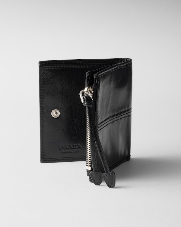Small leather wallet - Black Small leather wallet - Black
