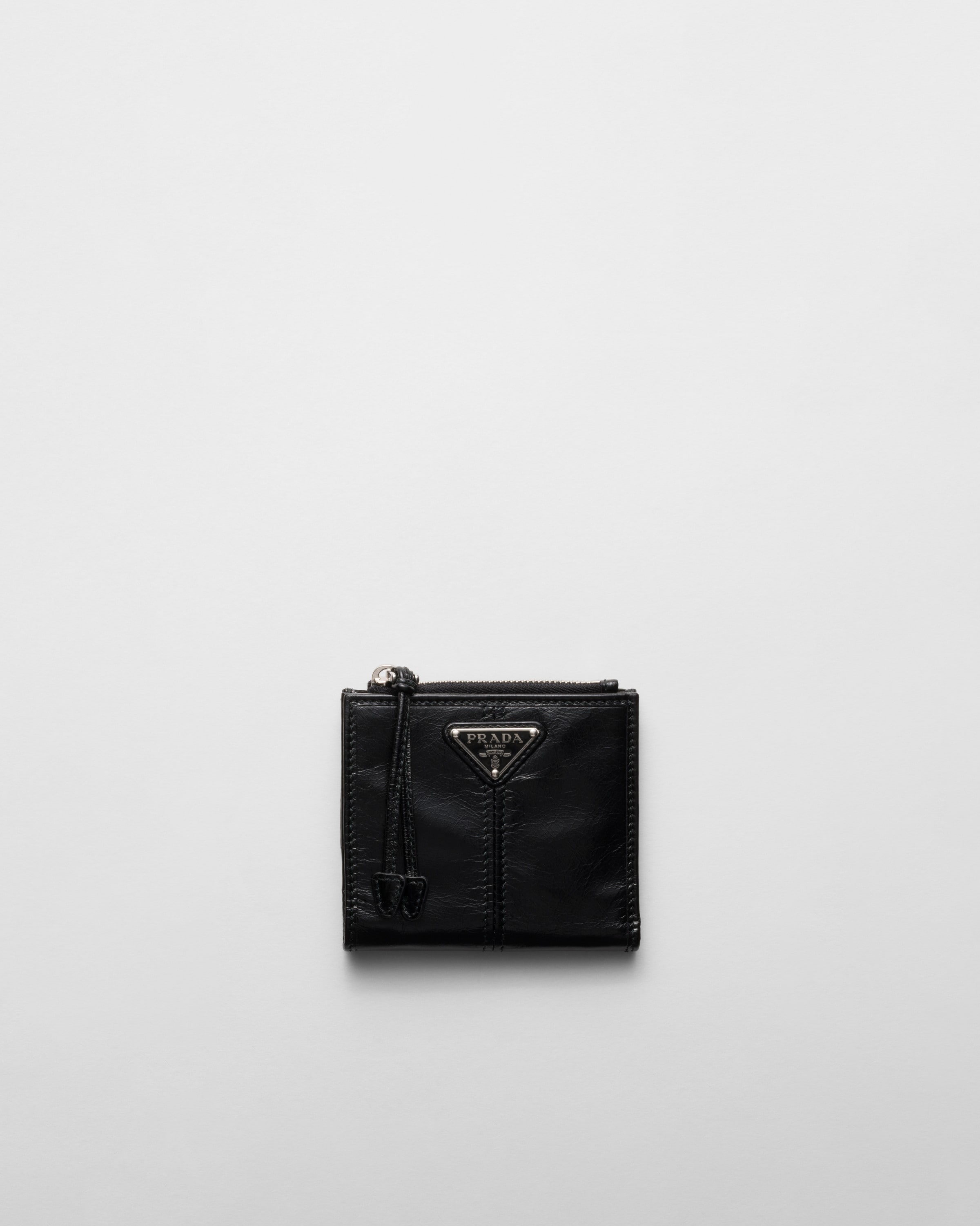 Prada leather non reptile wallet online