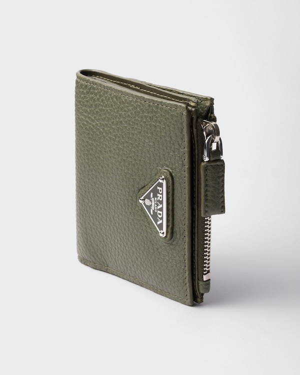 ヴィッテロダイノレザー 財布 - グリーン ヴィッテロダイノレザー 財布 - グリーン