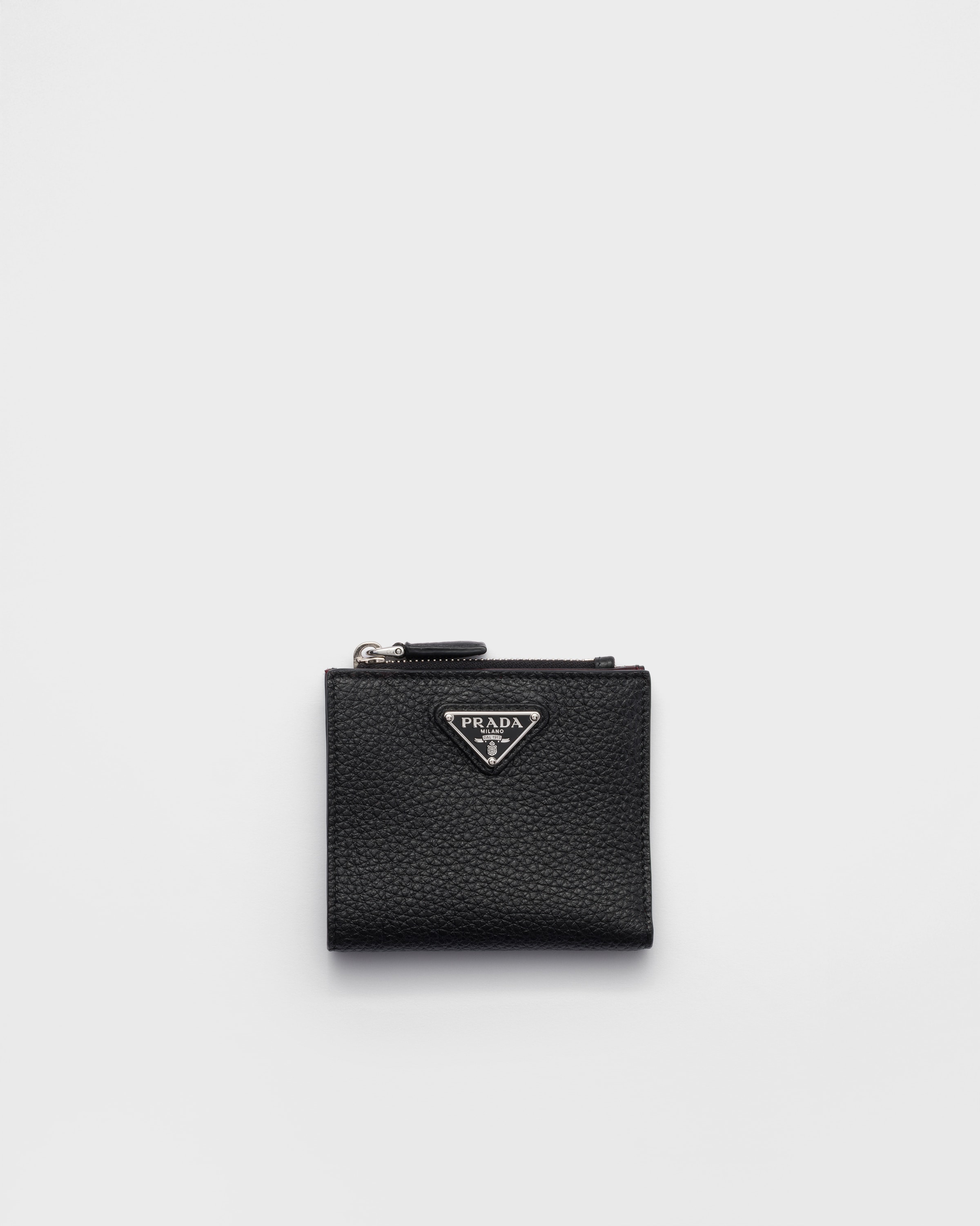 ブラック/ローデングリーン ヴィッテロダイノレザー 財布 | PRADA