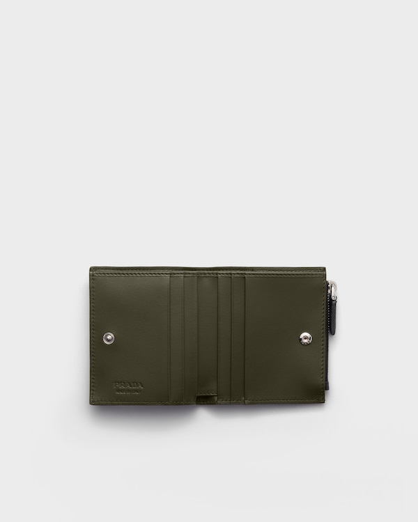 ヴィッテロダイノレザー 財布 - ブラック/ローデングリーン ヴィッテロダイノレザー 財布 - ブラック/ローデングリーン