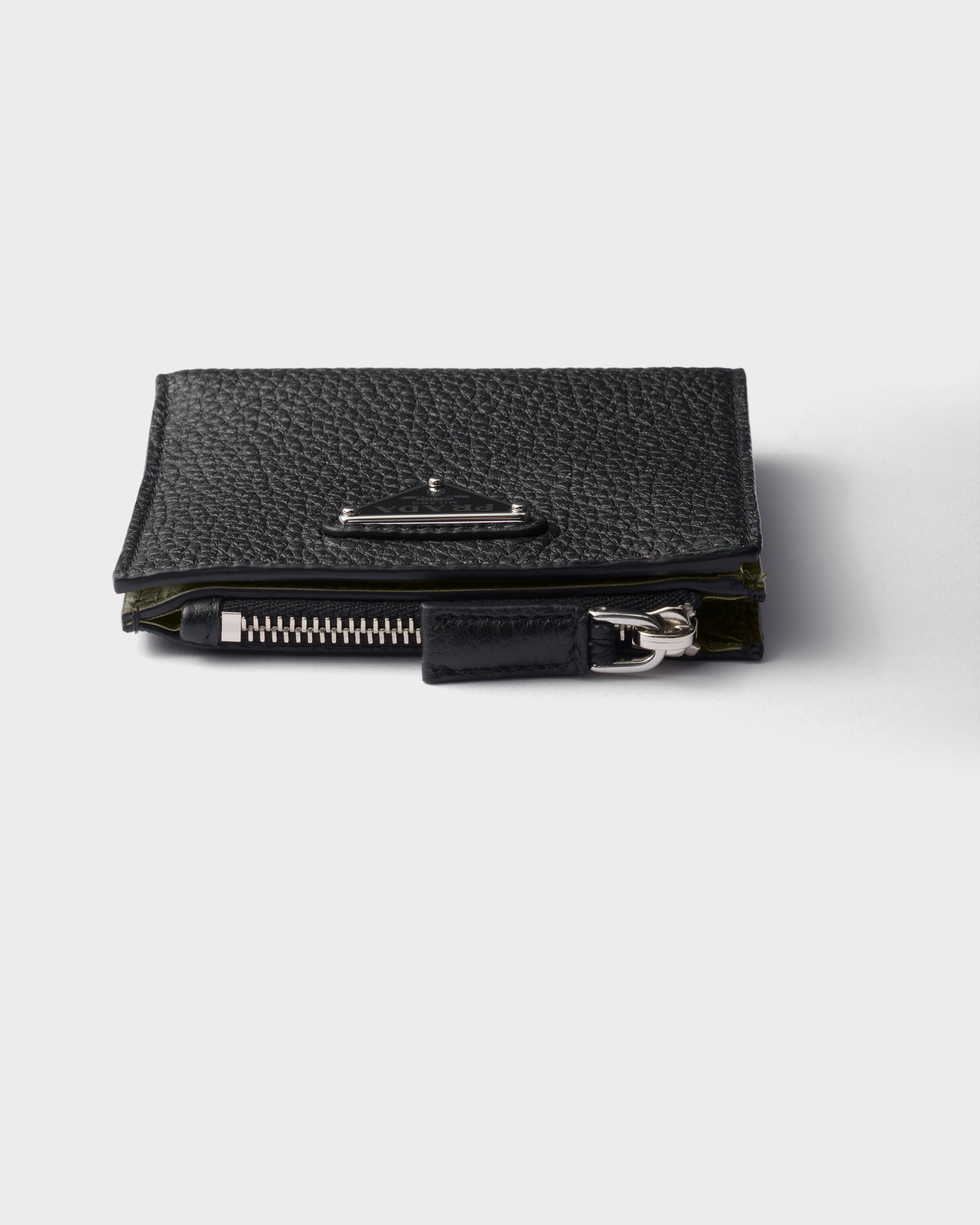 ブラック/ローデングリーン ヴィッテロダイノレザー 財布 | PRADA - 日本