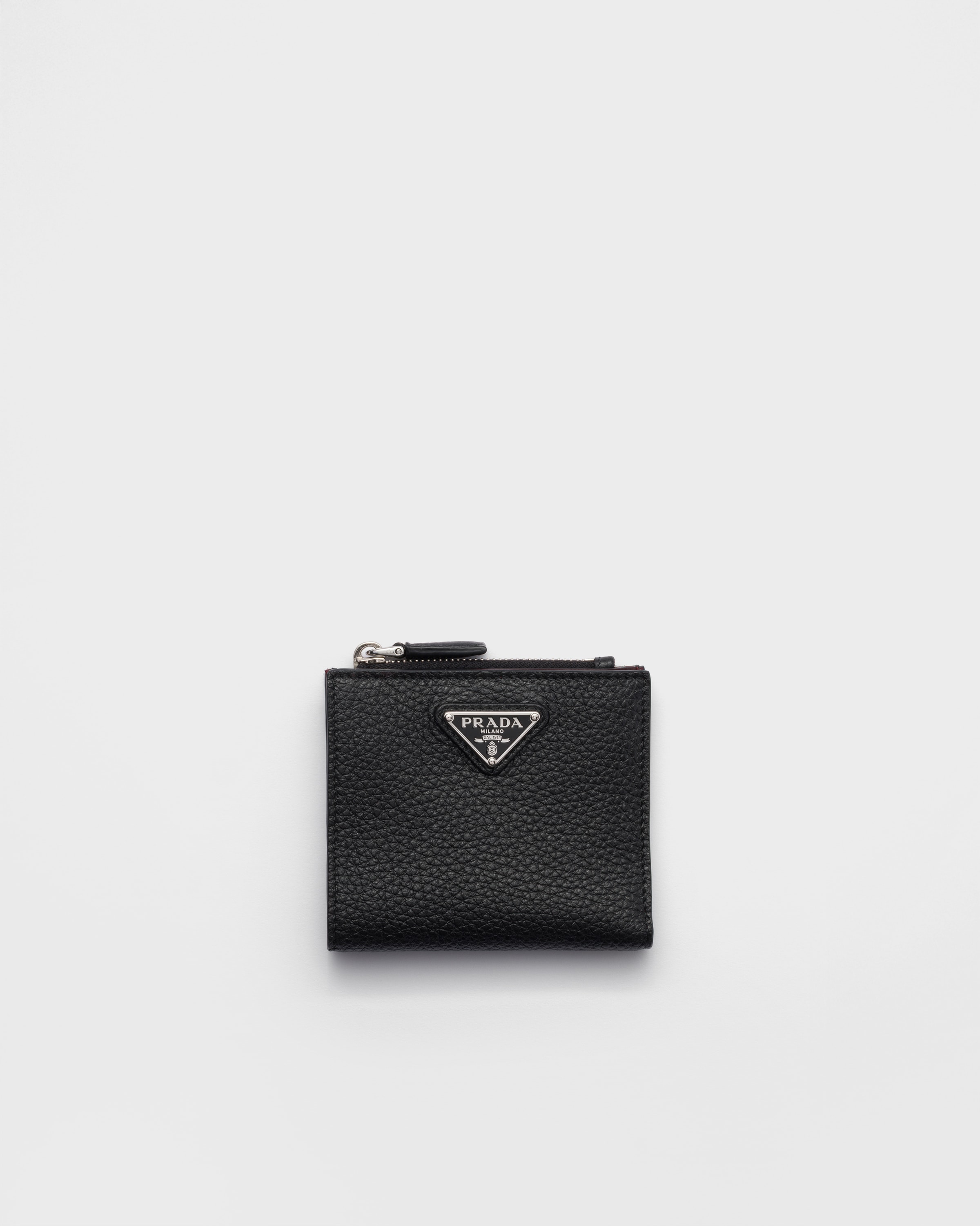 ブラック/バーガンディ ヴィッテロダイノレザー 財布 | PRADA - 日本