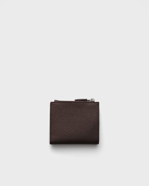 Small leather wallet - Coffee/Marble Small leather wallet - Coffee/Marble