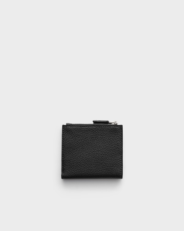 Small leather wallet - Black Small leather wallet - Black