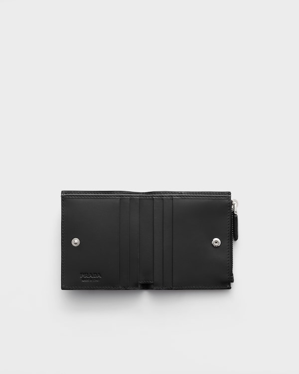 Small leather wallet - Black Small leather wallet - Black