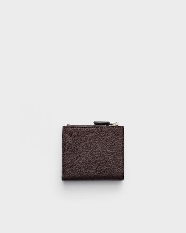 スモールレザー 財布 - Brown スモールレザー 財布 - Brown