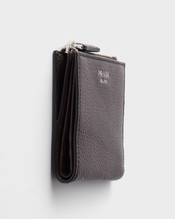 スモールレザー 財布 - Brown スモールレザー 財布 - Brown
