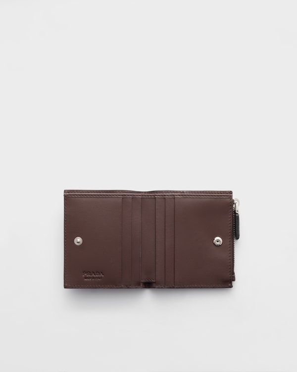 スモールレザー 財布 - Brown スモールレザー 財布 - Brown