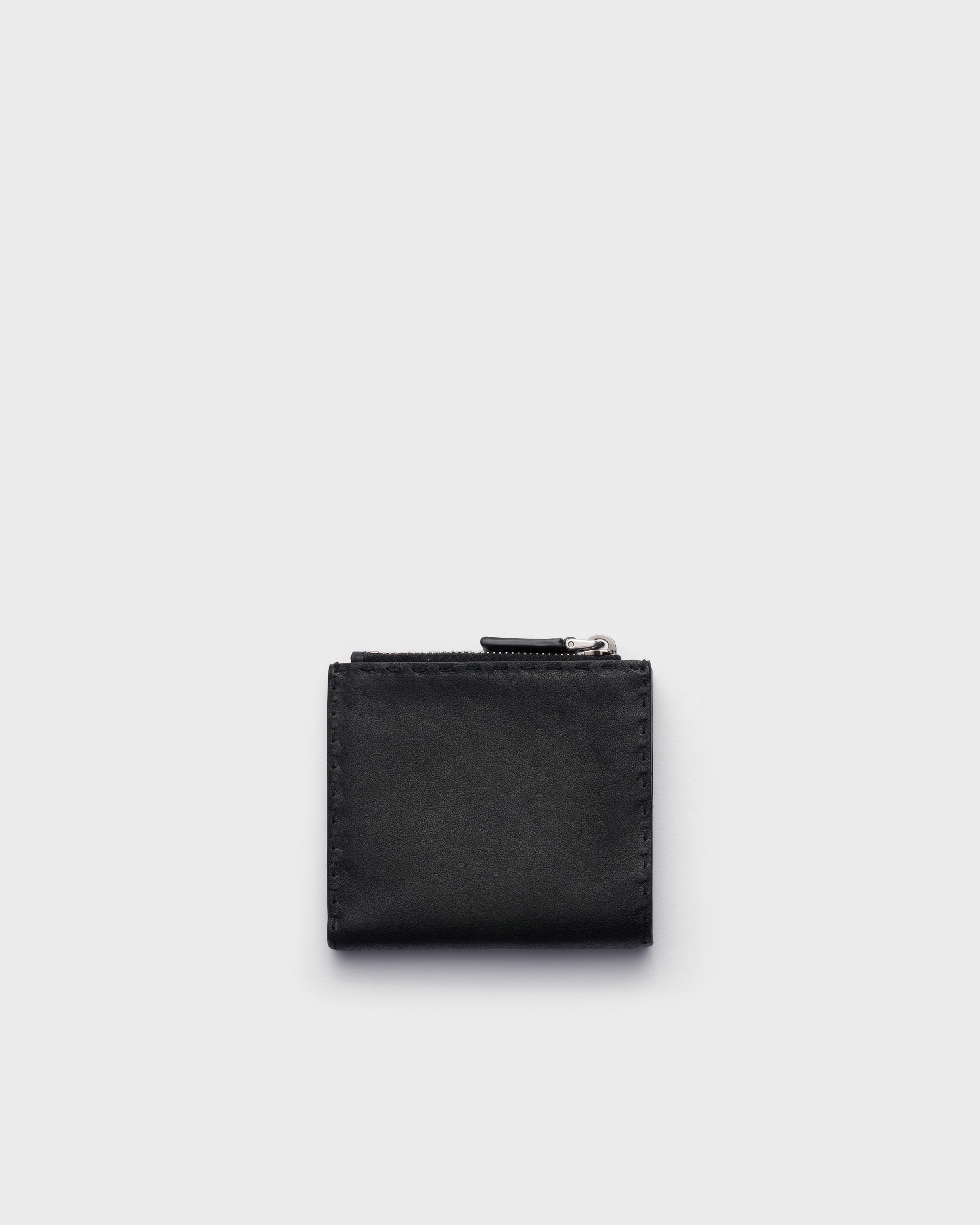 Black Small Leather Wallet | PRADA - United States