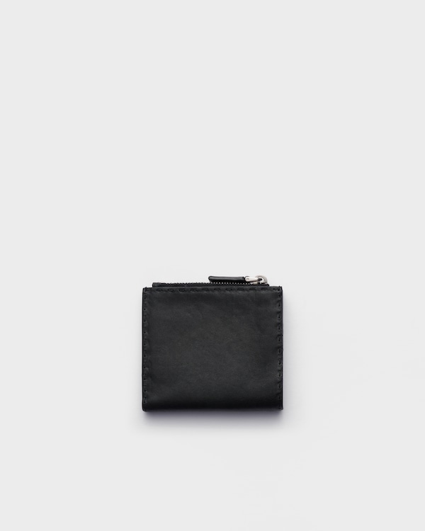 Small leather wallet - Black Small leather wallet - Black