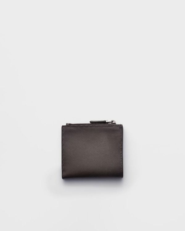 Small leather wallet - Graphite Small leather wallet - Graphite