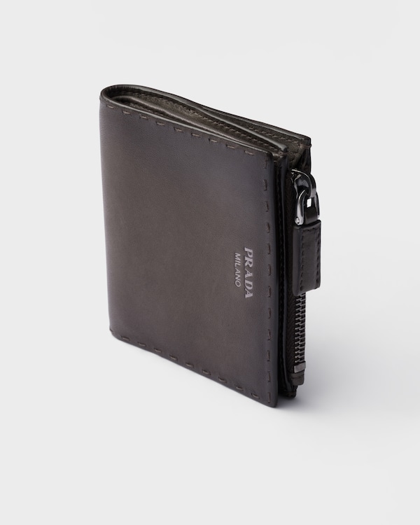 Small leather wallet - Graphite Small leather wallet - Graphite