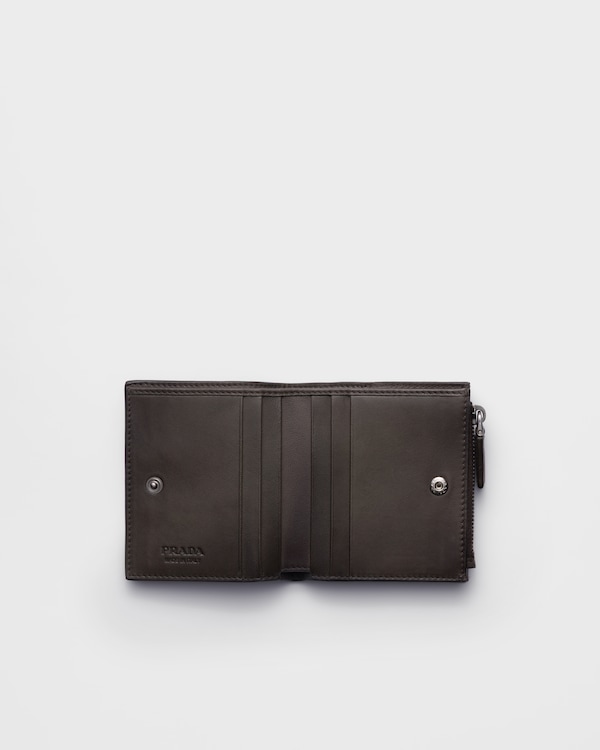 Small leather wallet - Graphite Small leather wallet - Graphite