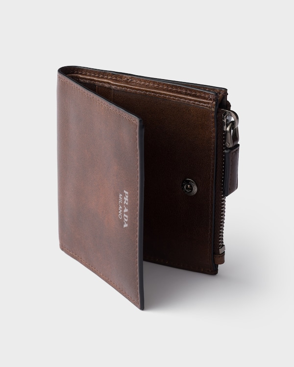 Small leather wallet - Cocoa Brown Small leather wallet - Cocoa Brown